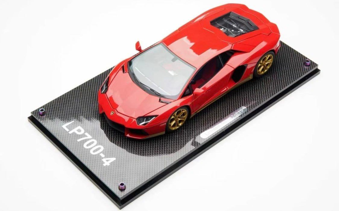 MCM Model 1/18 Lamborghini Aventador Miura Homage Full Opening Resin Model