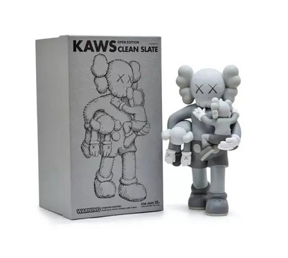KAWS clean slate grey version limited edition resin figure collectible