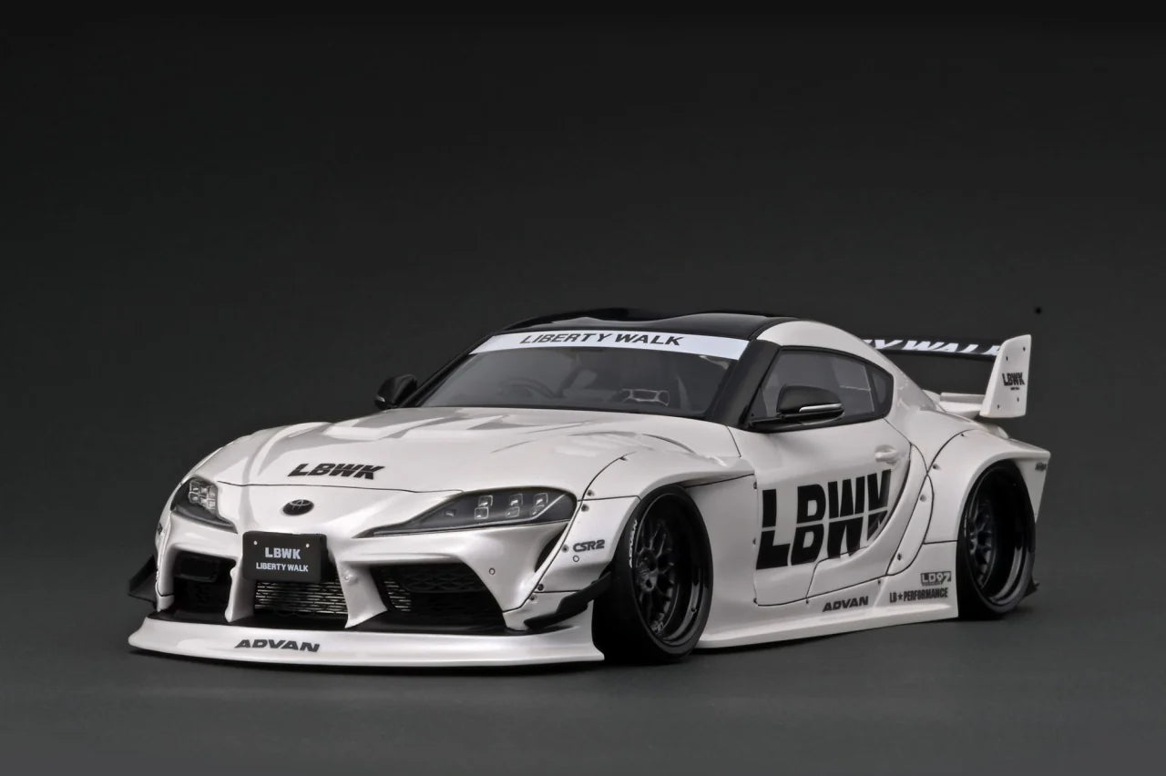Ignition Model 1/18 LB-WORKS Toyota Supra A90 White – IG2648