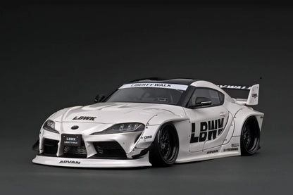 Ignition Model 1/18 LB-WORKS Toyota Supra A90 White – IG2648