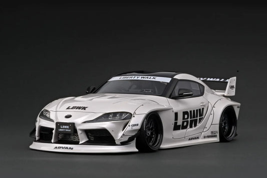 Ignition Model 1/18 LB-WORKS Toyota Supra A90 White – IG2648