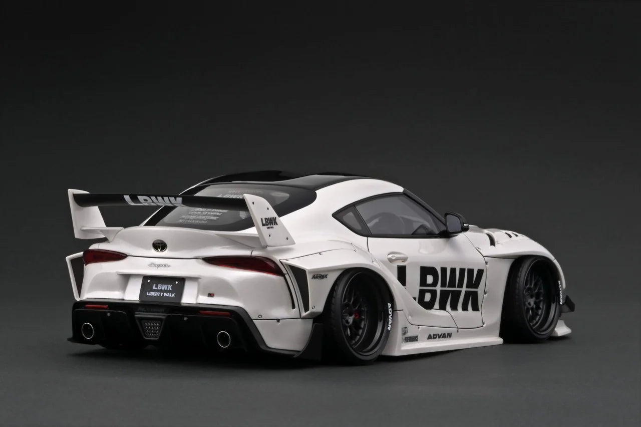 Ignition Model 1/18 LB-WORKS Toyota Supra A90 White – IG2648