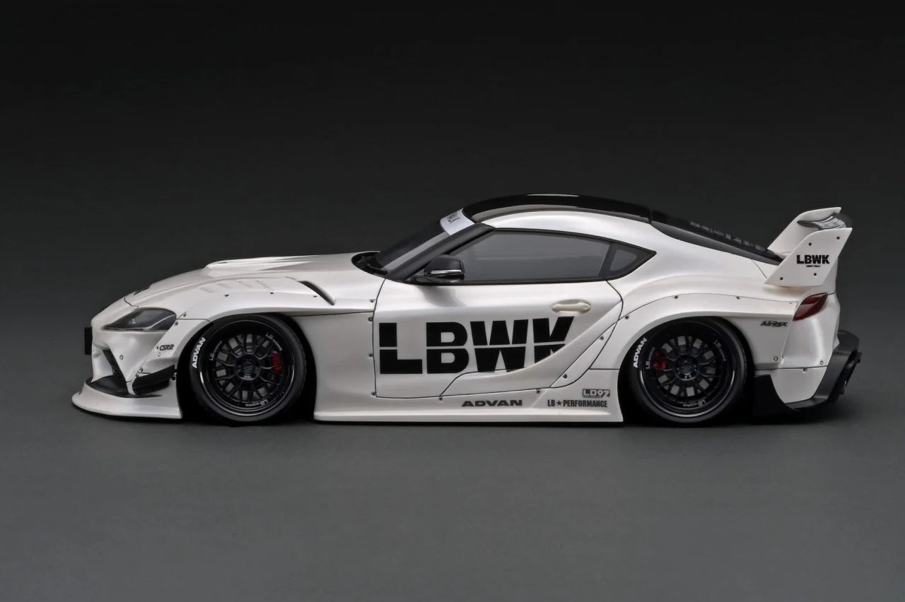 Ignition Model 1/18 LB-WORKS Toyota Supra A90 White – IG2648
