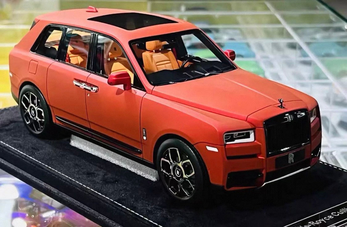 HH Model 1/18 Rolls-Royce Cullinan Matte Red Resin Model
