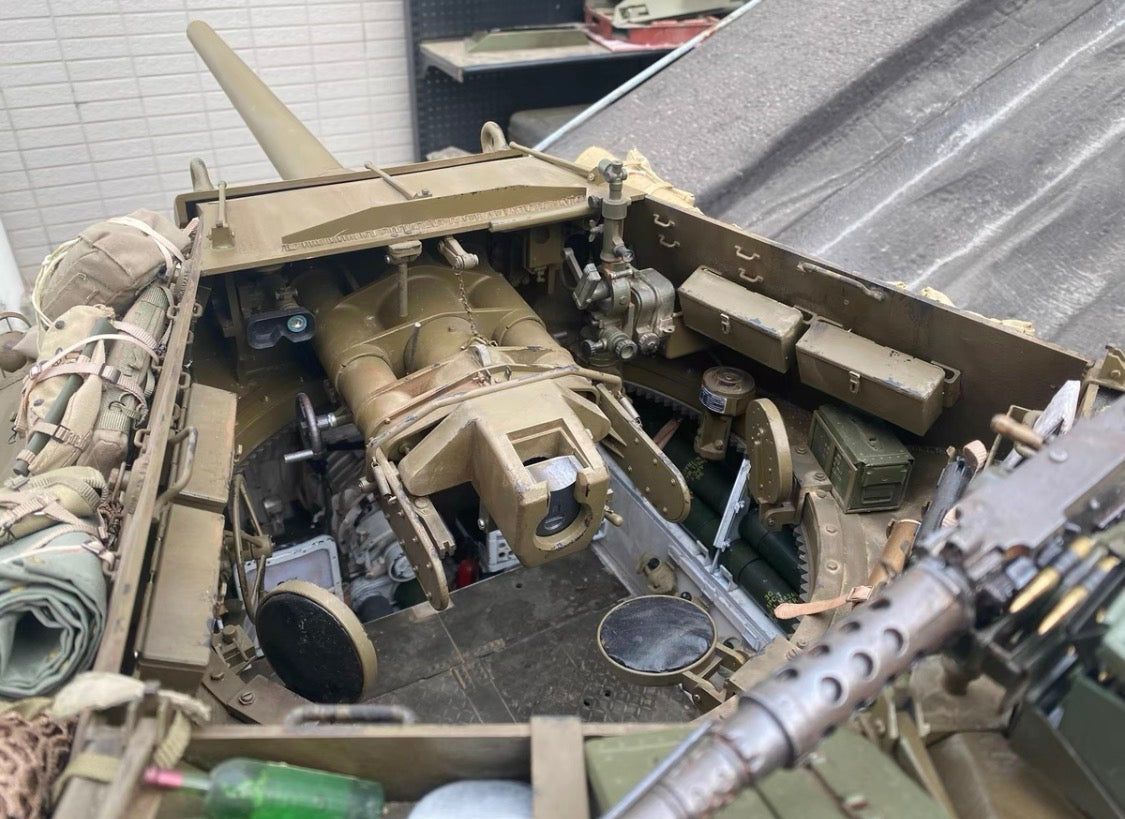 1/6 Scale WWII U.S. M10 Tank Destroyer Full Interior Custom Display Model