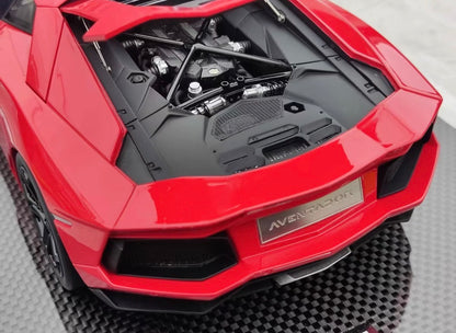 MCM Model 1/18 Lamborghini Aventador Miura Homage Full Opening Resin Model