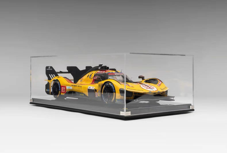 Amalgam 1:8 Ferrari 499P Le Mans Winner Full-Open Weathered Resin Model