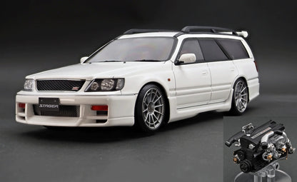 Ignition Model 1/18 Nissan Stagea 260RS (WGNC34) White RB26DETT IG2889