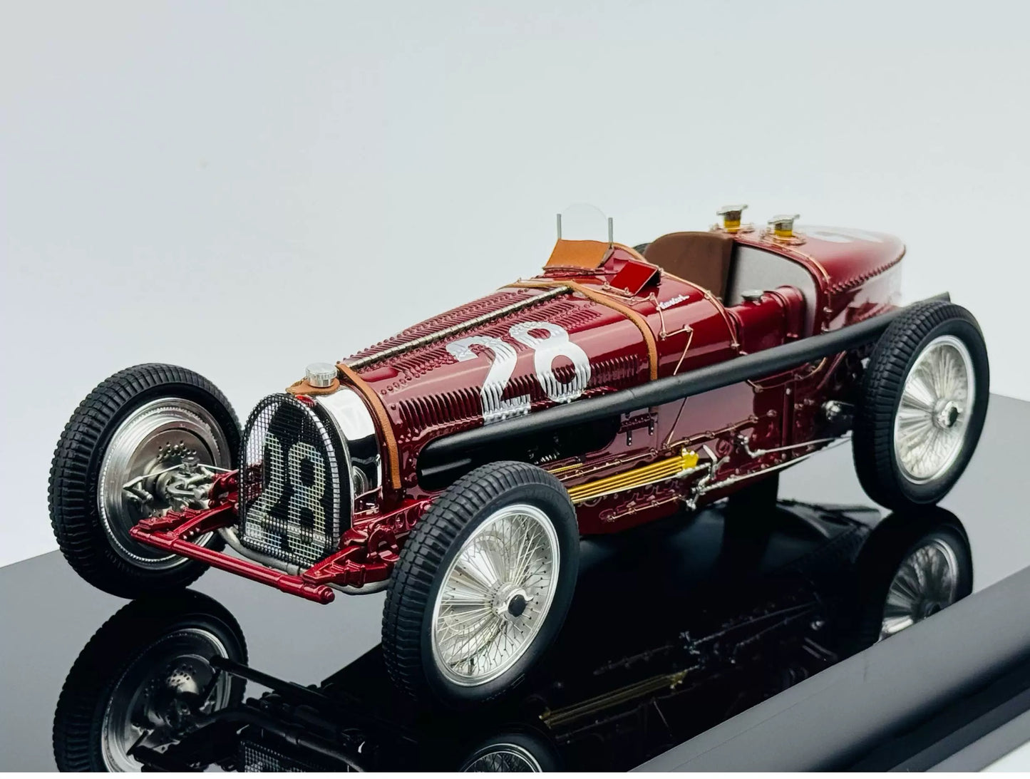 Amalgam 1/18 Bugatti Type 59 1934 Monaco Grand Prix Resin Model