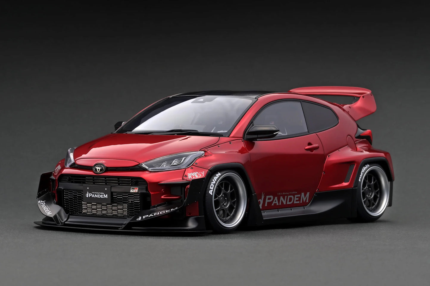 Ignition Model 1/18 PANDEM GR Yaris (4BA) Red Metallic Resin Model IG2902