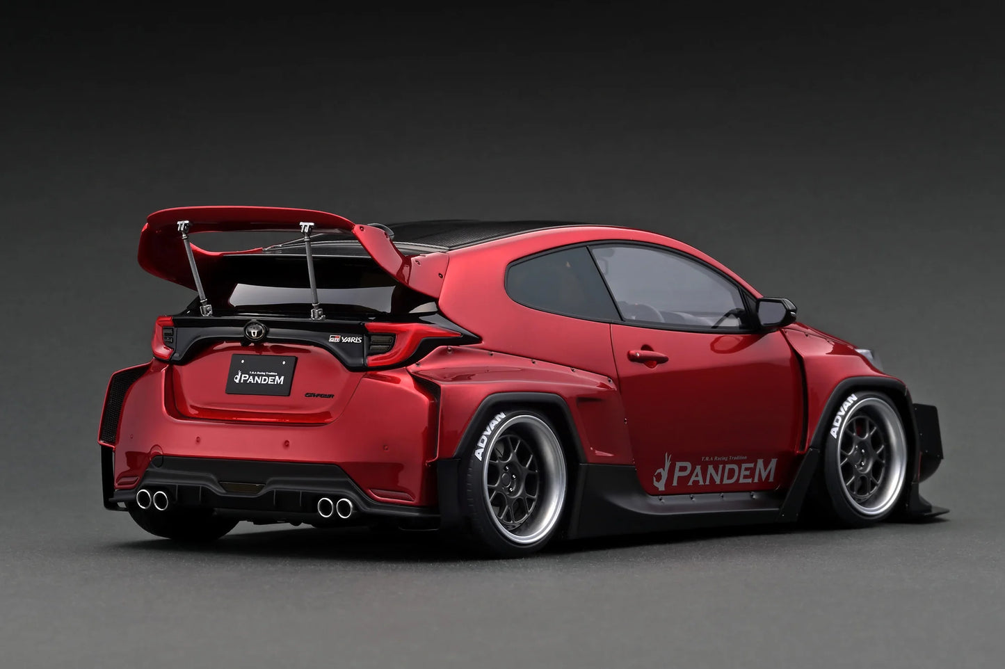 Ignition Model 1/18 PANDEM GR Yaris (4BA) Red Metallic Resin Model IG2902