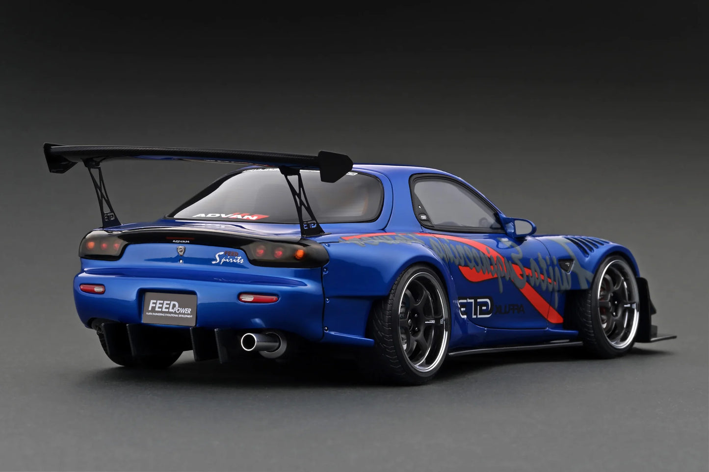Ignition Model 1/18 FEED Afflux GT3 Mazda RX-7 (FD3S) Blue Metallic IG2962