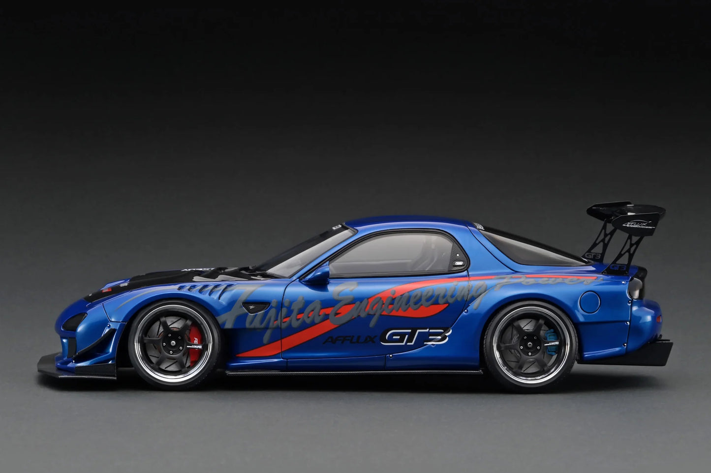 Ignition Model 1/18 FEED Afflux GT3 Mazda RX-7 (FD3S) Blue Metallic IG2962