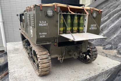 1/6 Scale WWII U.S. M4 High-Speed Tractor 155 Howitzer Variant Custom Model