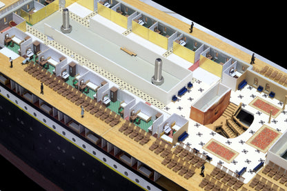 1/200 RMS Titanic Finished Model with Interior Structure – Museum-Grade Edition