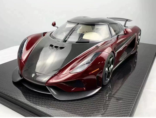 Frontiart 1:8 Koenigsegg Regera Carbon Wine Red Resin Model Limited 50