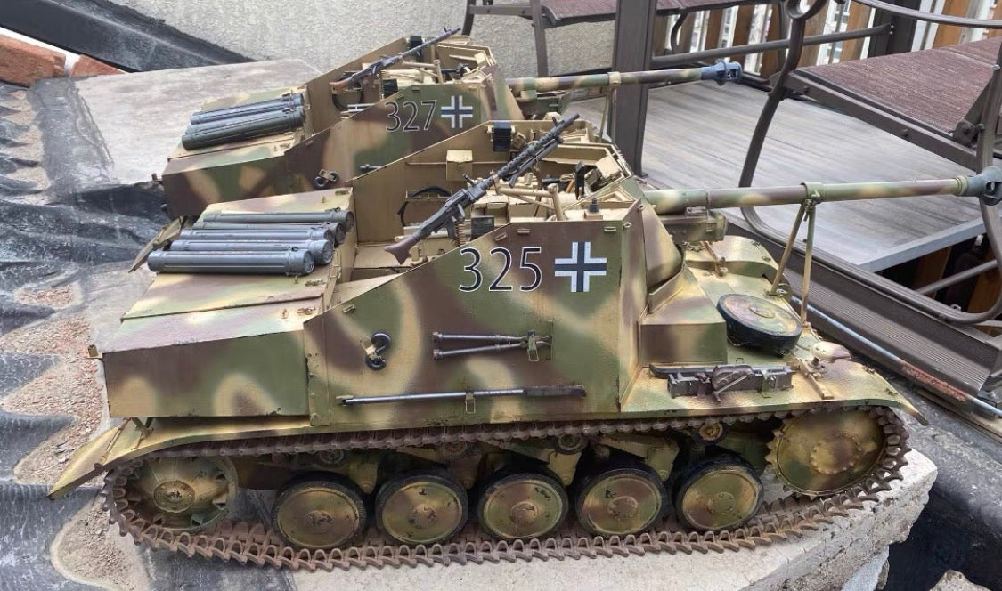 1/6 Scale Marder II Tank Destroyer Squad Full Interior Custom Models