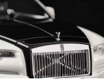 HH 1/18 Rolls-Royce Dawn White & Black Two-Tone Resin Model