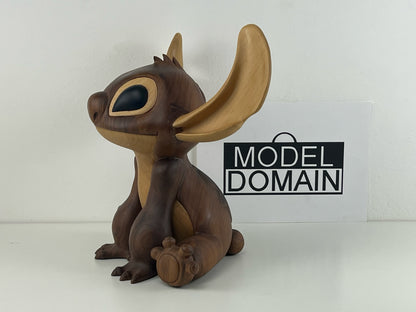 Disney x ge stitch wooden sculpture – museum eternal series – limited 100 + 10 ap – 50cm