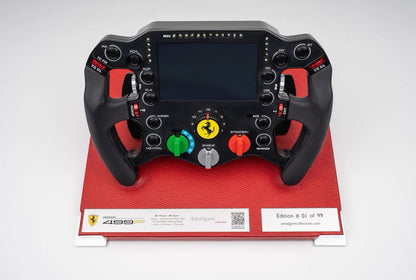 Amalgam 1:1 Ferrari 499P Le Mans Winning Steering Wheel Resin Replica – 2023
