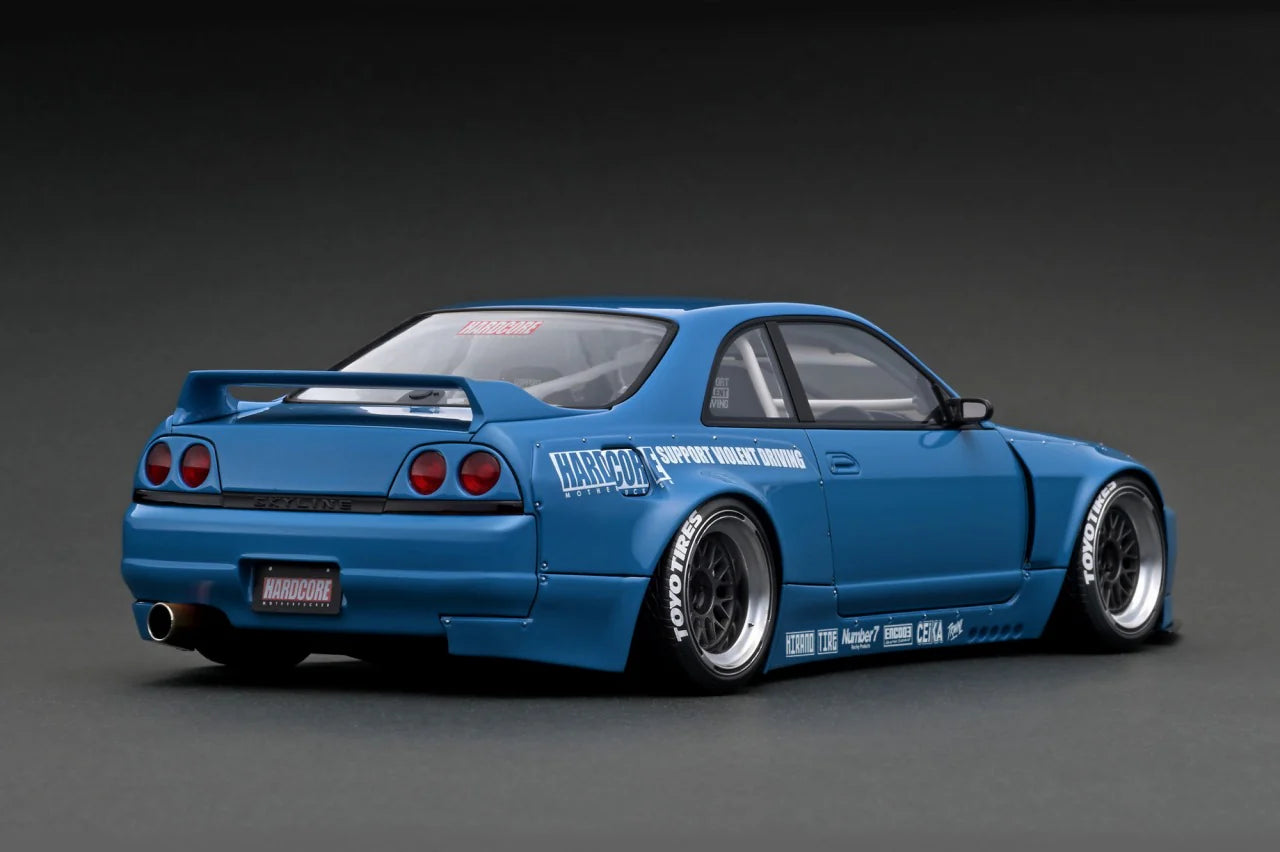 Ignition Model 1/18 PANDEM GT-R (BCNR33) Blue Resin Model IG3026