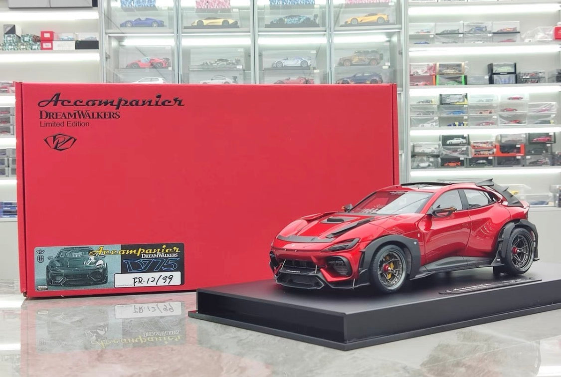 Dreamwalkers 1/18 Ferrari Accompanier D775 Purosangue Resin Model