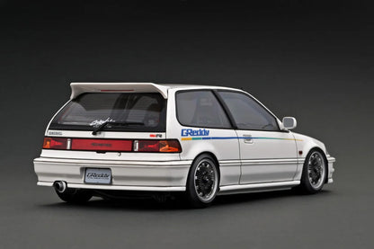 Ignition Model 1/18 Honda Civic (EF9) SiR White IG3122