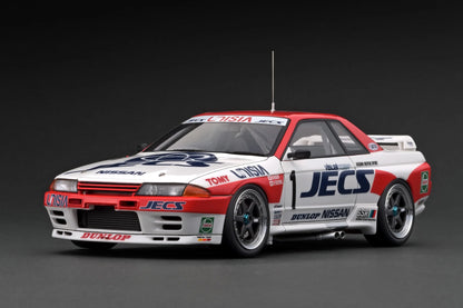 Ignition Model 1/18 JECS Skyline (#1) 1992 JTC With Mr. Hasemi IG3141