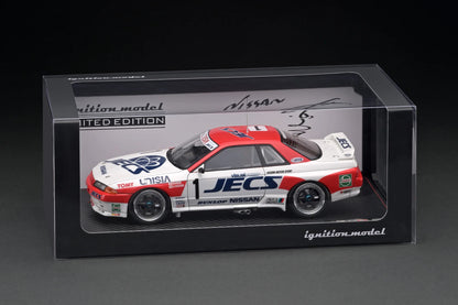 Ignition Model 1/18 JECS Skyline (#1) 1992 JTC With Mr. Hasemi IG3141