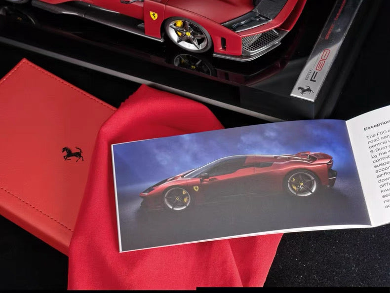 Amalgam 1/18 Ferrari F80 Resin Model – Racing Red