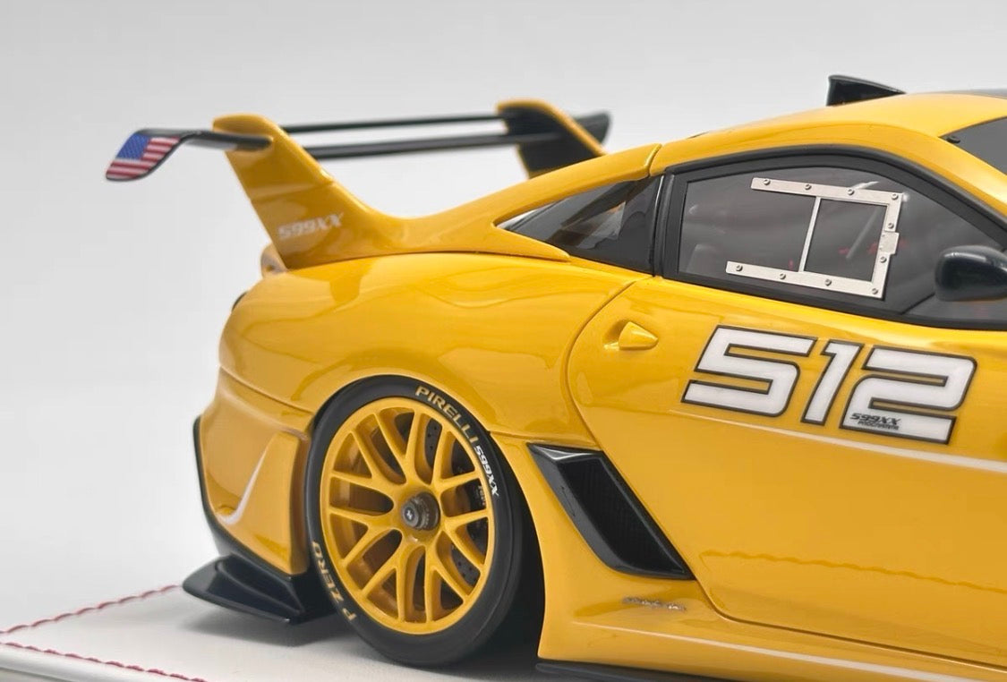 DG Model 1/18 Ferrari 599 EVO XX Yellow Resin Display Model