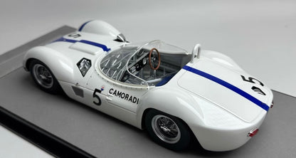 Tecnomodel 1/18 Maserati Tipo 61 Birdcage No.5 Camoradi Racing
