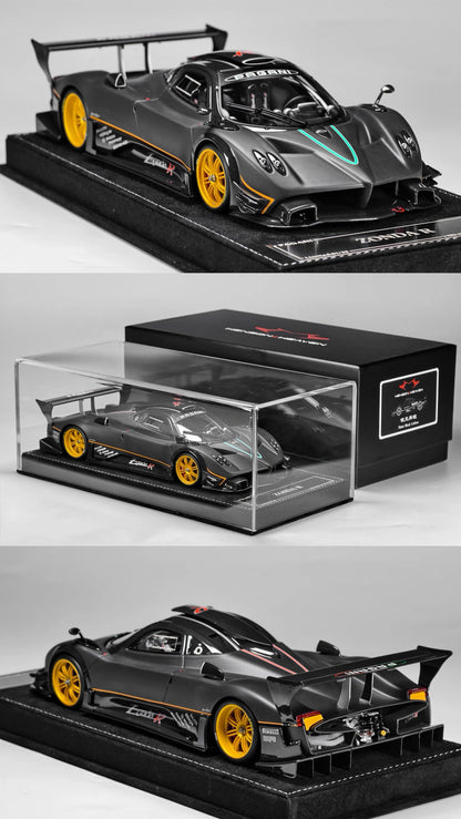 HH 1/18 Pagani Zonda R / Zonda Revolución Matte Black Resin Model