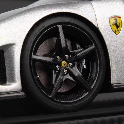 BBR 1/18 Ferrari F80 Aluminum Silver Resin Model