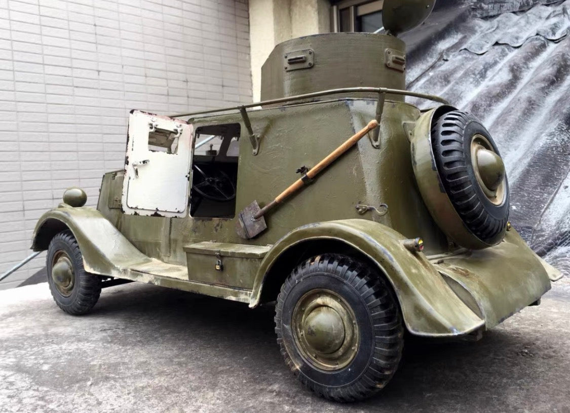 1/6 Scale WWII Soviet BA-20 Armored Reconnaissance Vehicle Model