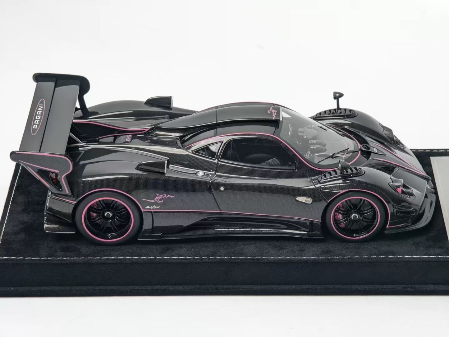 HH Model 1/18 Pagani Zonda 760 JC Pink Resin Model