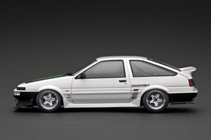 Ignition Model 1/18 Toyota Sprinter Trueno (AE86) TK-Street White Resin IG3489
