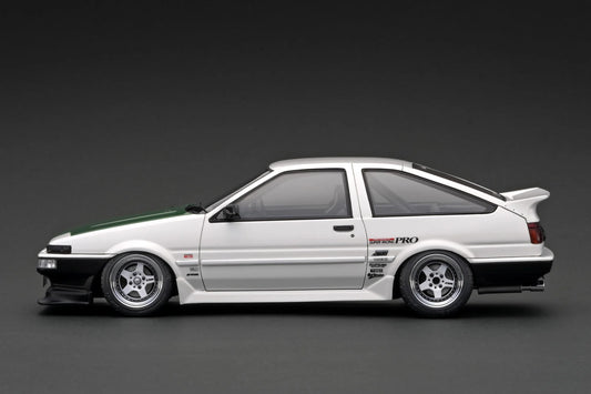 Ignition Model 1/18 Toyota Sprinter Trueno (AE86) TK-Street White Resin IG3489