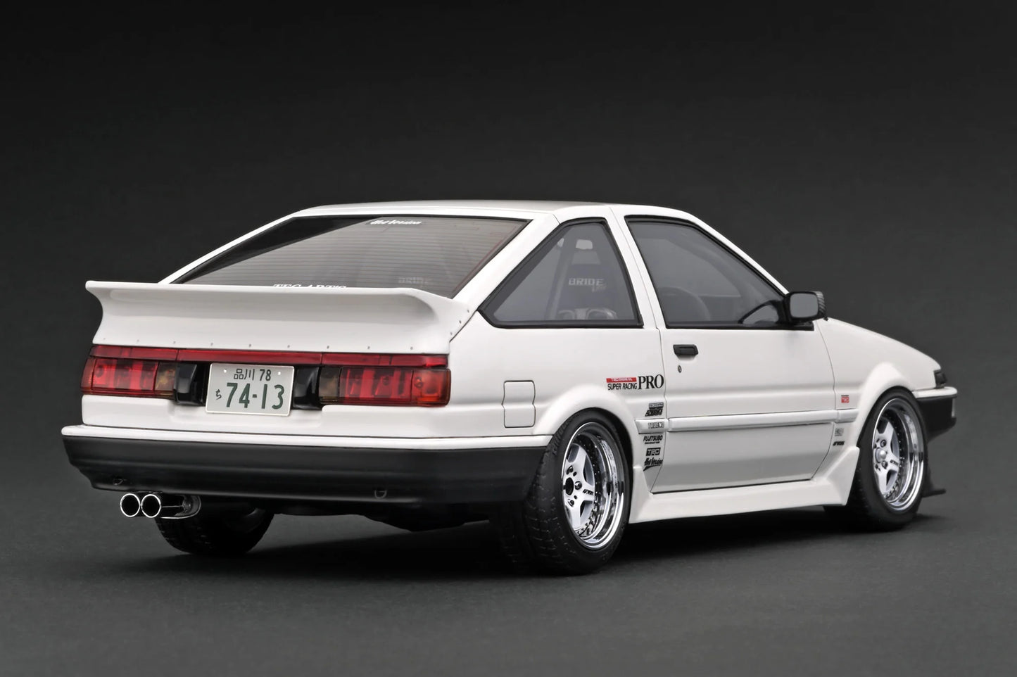 Ignition Model 1/18 Toyota Sprinter Trueno (AE86) TK-Street White Resin IG3489