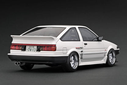 Ignition Model 1/18 Toyota Sprinter Trueno (AE86) TK-Street White Resin IG3489