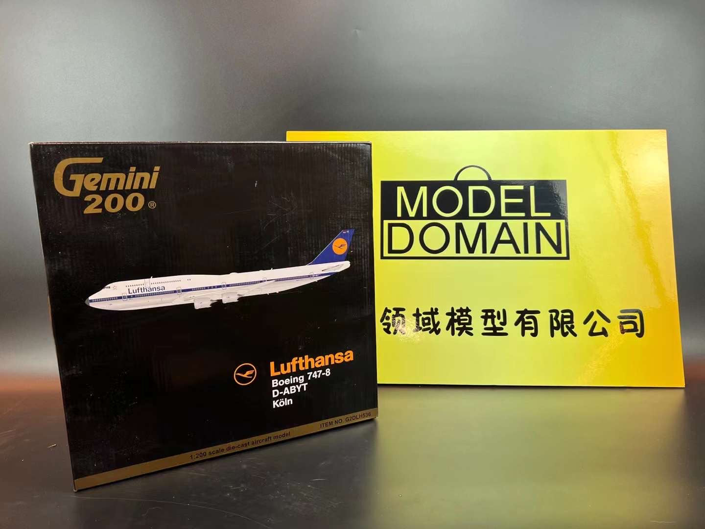 GeminiJets 1/200 Lufthansa Boeing 747-8i Retro Livery D-ABYT G2DLH536