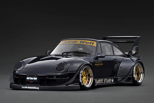 Ignition Model 1/18 RWB 993 Black Resin Model Car IG3625
