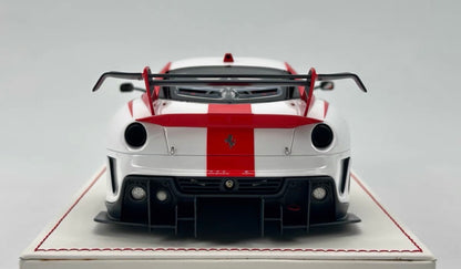 DG Model 1/18 Ferrari 599 XX EVO #31 White Red Racing Resin Model