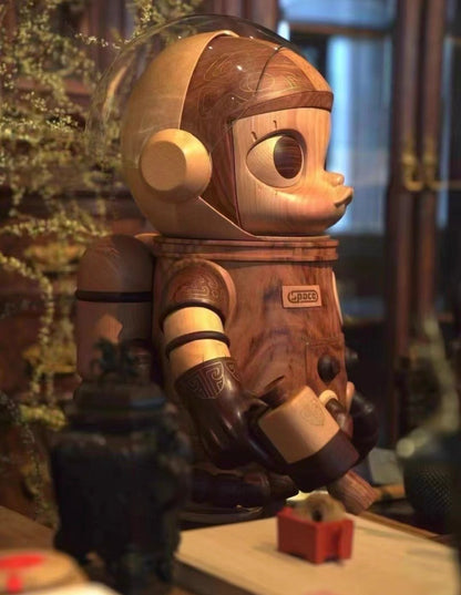 Pop Mart Mega Space Molly 1000% Wood Anniversary Edition One Of A Kind