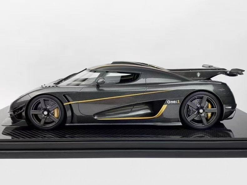 Frontiart 1/12 Koenigsegg One:1 Resin Model | Carbon Gold Edition | Collector Grade