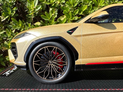 MR Collection Lamborghini Urus SE Gold Metallic 1/18 Resin Model