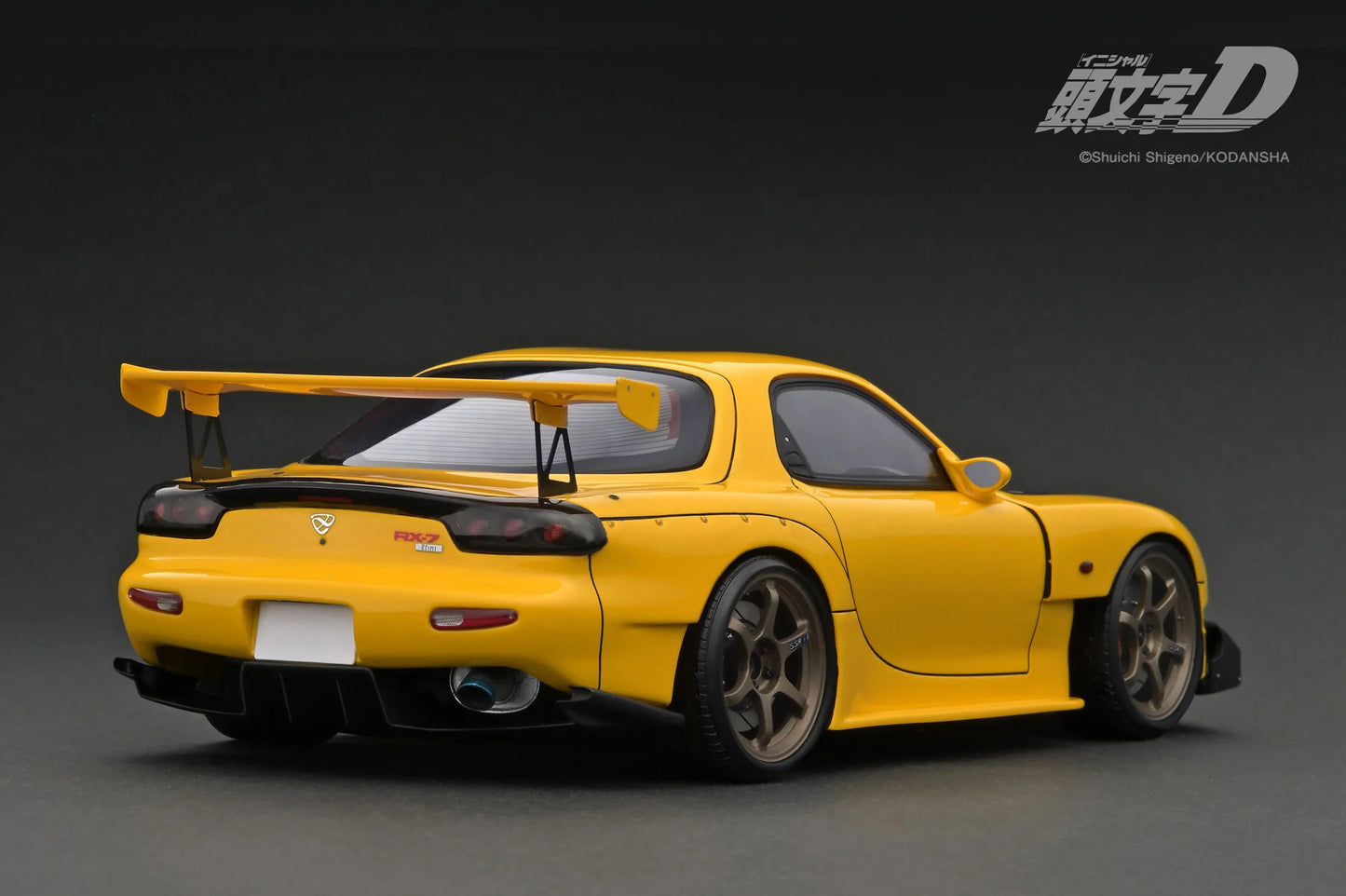 Ignition Model 1/18 Initial D Mazda RX-7 (FD3S) Yellow LED Light IG3801