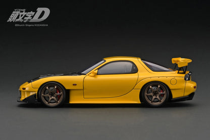 Ignition Model 1/18 Initial D Mazda RX-7 (FD3S) Yellow LED Light IG3801