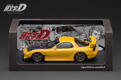 Ignition Model 1/18 Initial D Mazda RX-7 (FD3S) Yellow LED Light IG3801