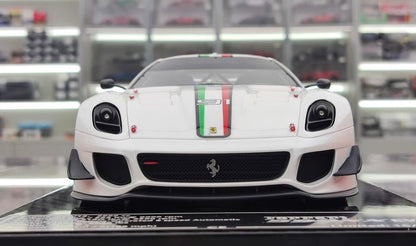 CE 1/18 Ferrari 599XX EVO #91 White Resin Model